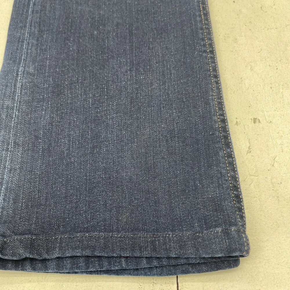 BKE Dark Wash Blue Payton Mid-Rise Bootcut Jeans Women's Size 32x30.5 Hemmed - Picture 8 of 8